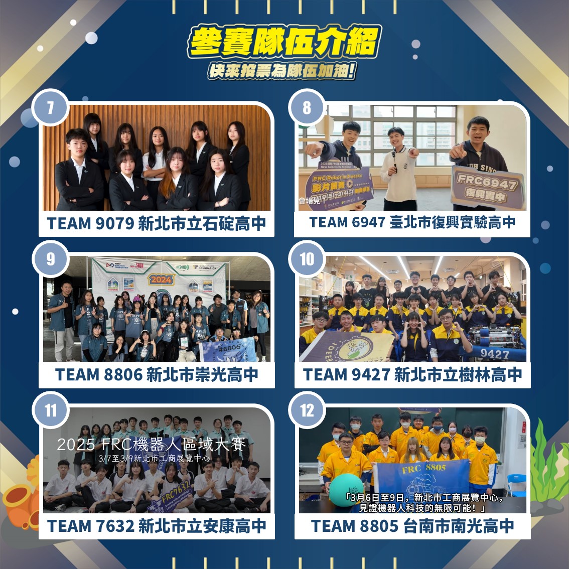 FRC Robot in 5 weeks參賽隊伍介紹